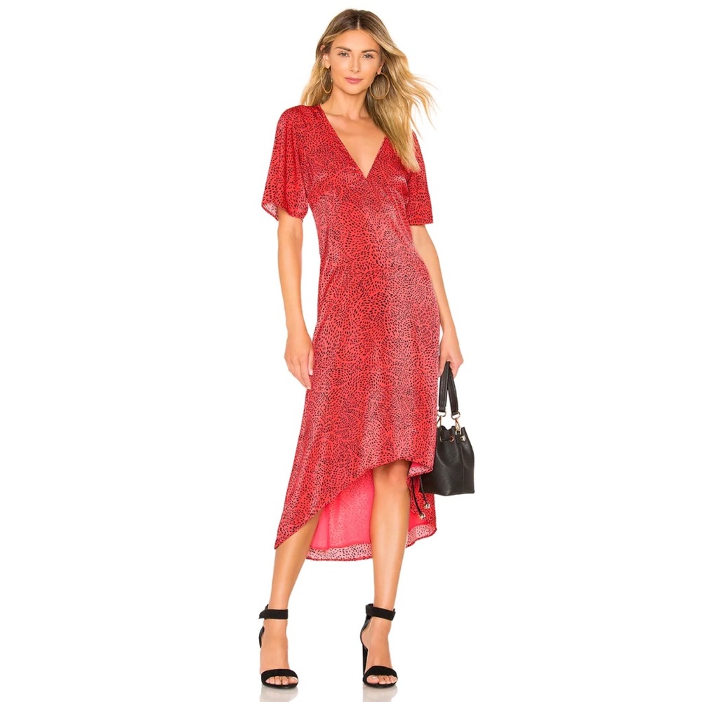 House of Harlow 1960 x REVOLVE Alonza Midi Dress in Pink Swirl Size Small